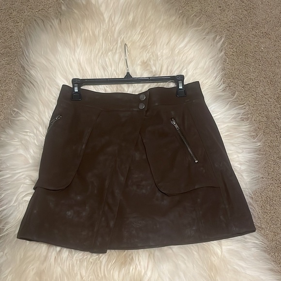 21 Saints Brown Wrap Skirt NWT - Picture 2 of 9
